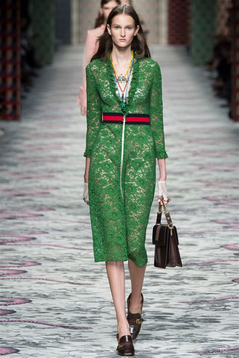 elegant Gucci runway show